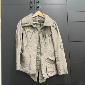 BCBGMAXAZRIA Jacket, XXS, olive color, pre-owned